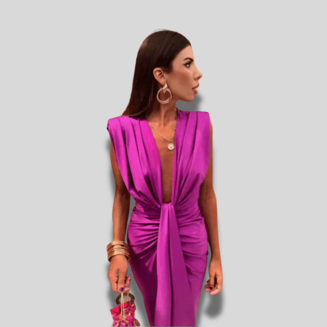 Cordelia | Elegant Draped Dress
