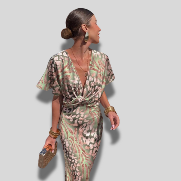 Geneva | Elegant Dress with Draping