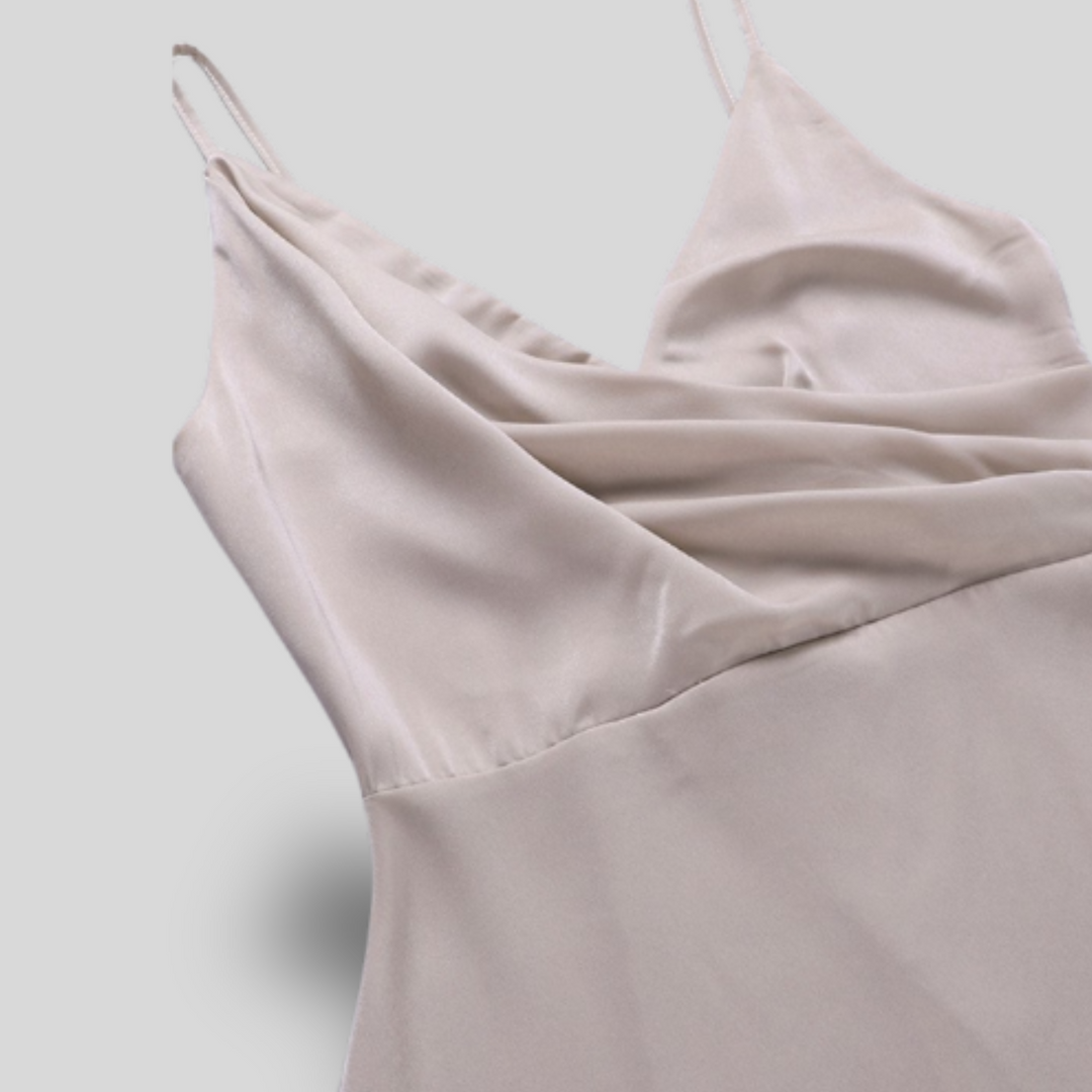 Celina | Satin Maxi Dress