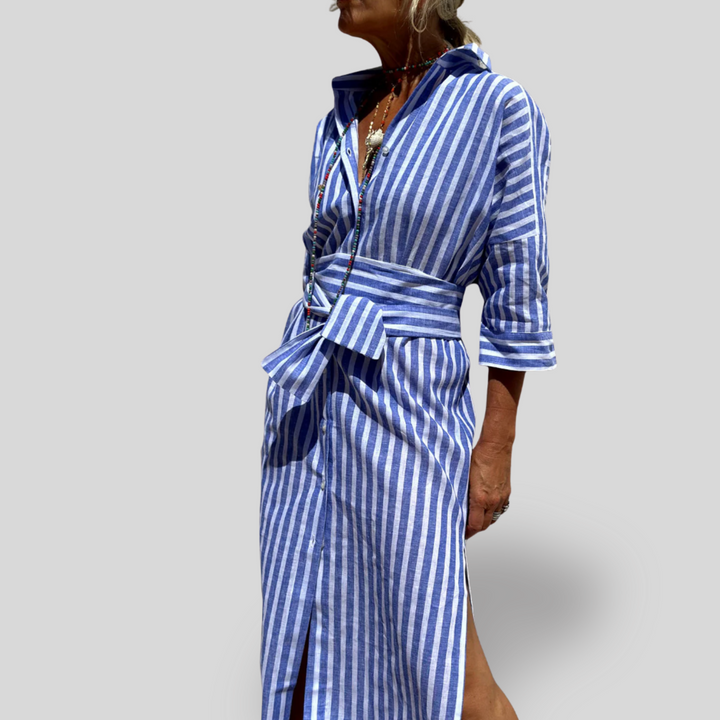 Riviera | Striped Shirt Dress