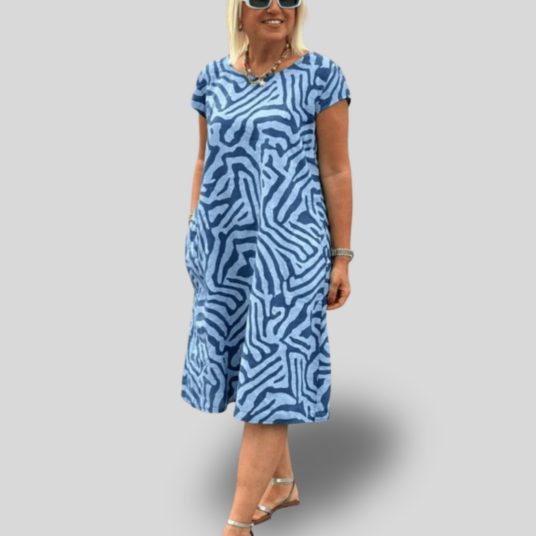 Zarae | Printed T-Shirt Dress