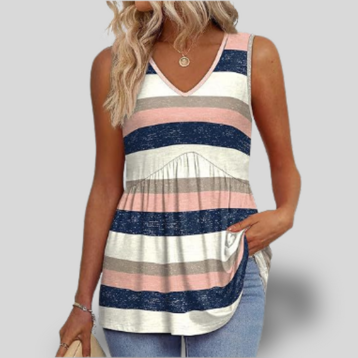 Harper | Pleated Tank Top