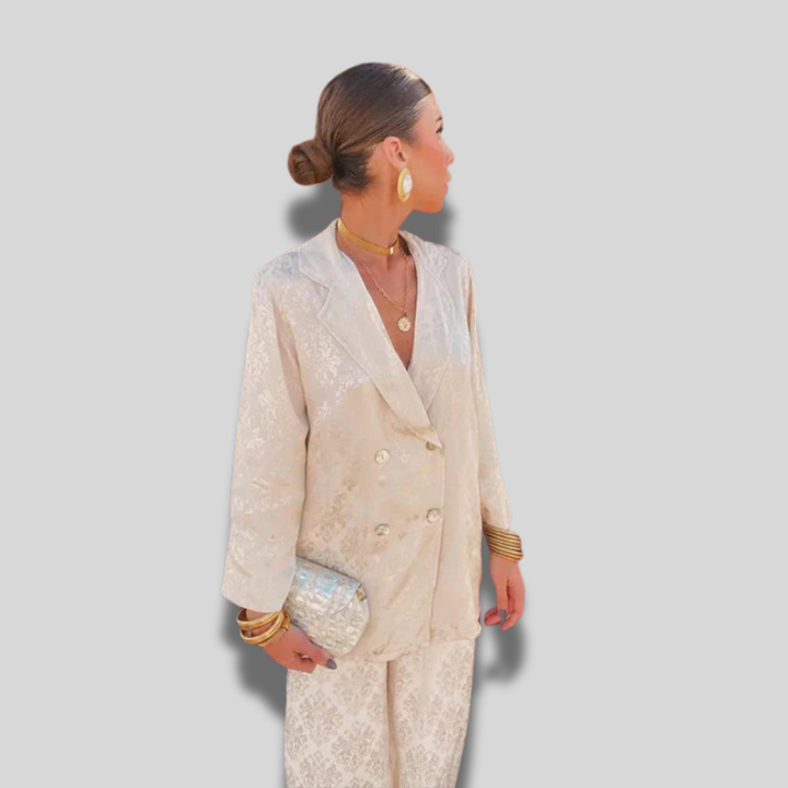 Eloise | Elegant Jacquard Blazer