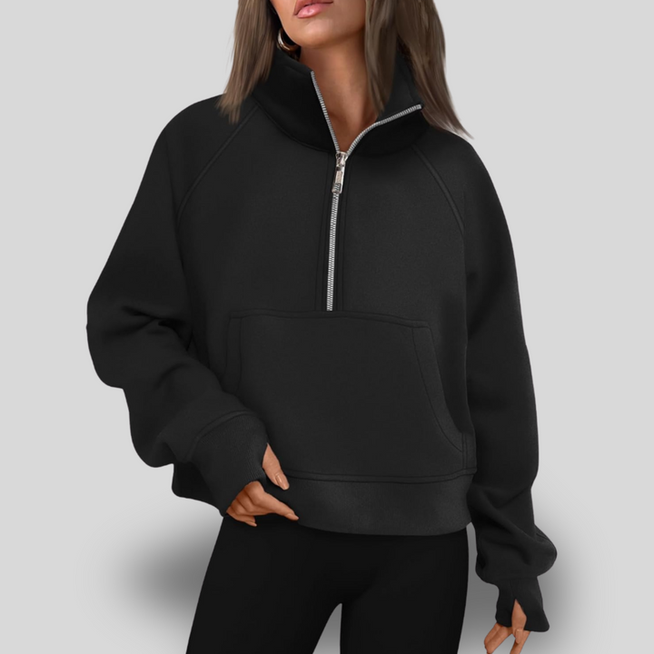 Reese | Oversized Half-Zip Sweatshirt