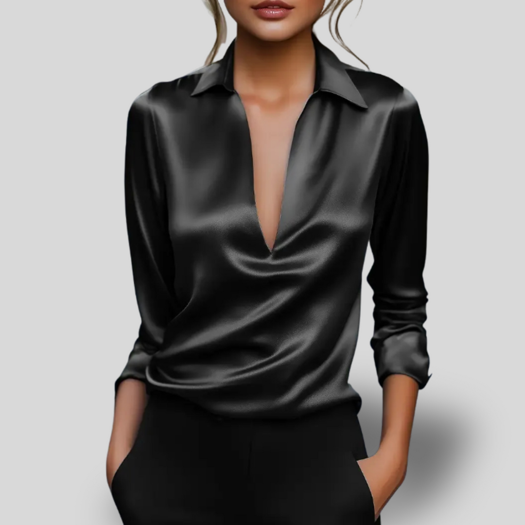 Kaela | Premium V-Neck Blouse