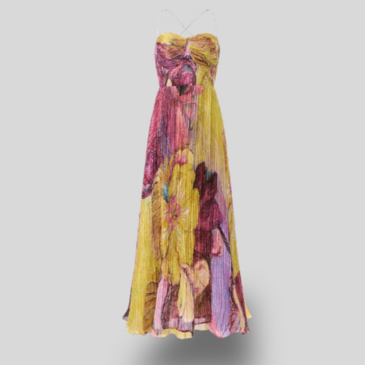 Kiara | Ikat Print Maxi Dress