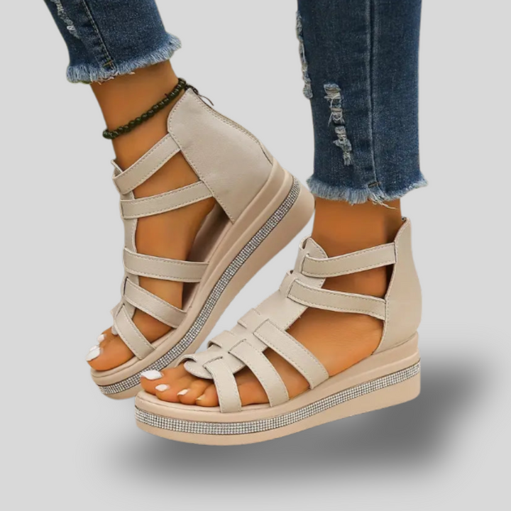 Chloe | Elegant Wedge Sandals