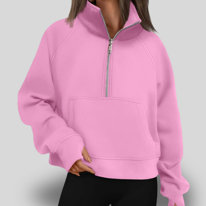 Reese | Oversized Half-Zip Sweatshirt