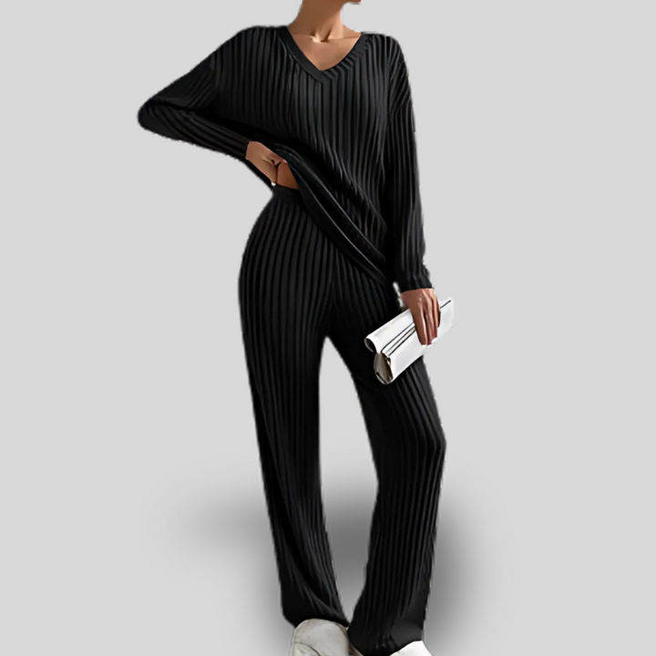 Aurelia | Ribbed Knit Lounge Set