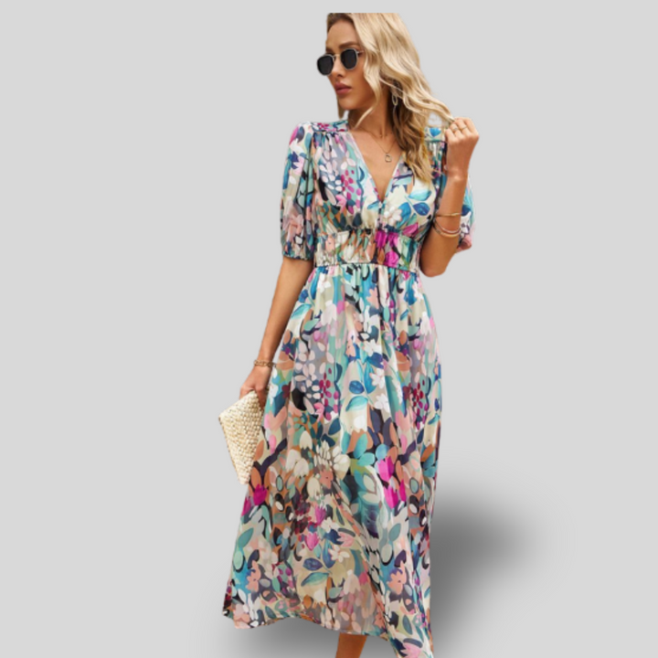 Aria | Elegant Midi Dress