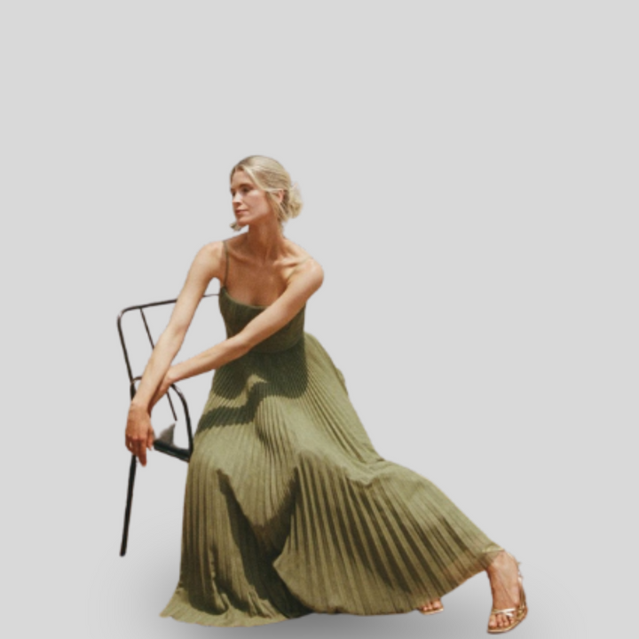 Veronica | Verde Maxi Dress