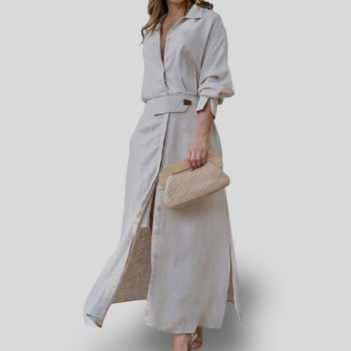 Jeanette | Maxi Dress with V-Neck