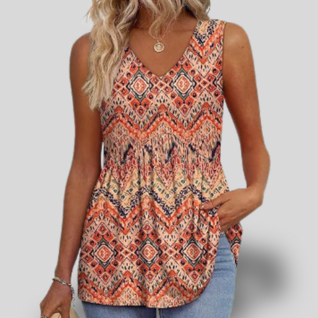 Harper | Pleated Tank Top