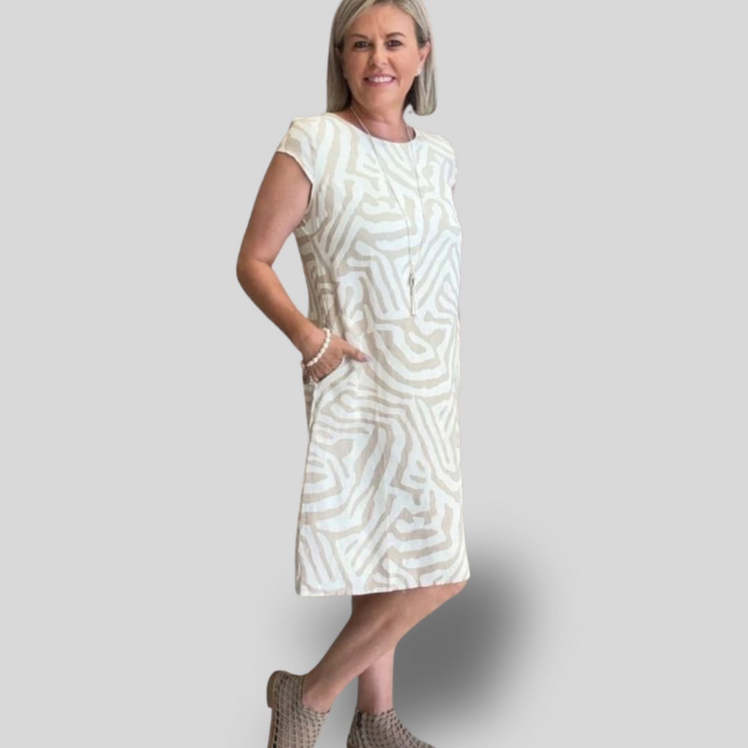 Zarae | Printed T-Shirt Dress