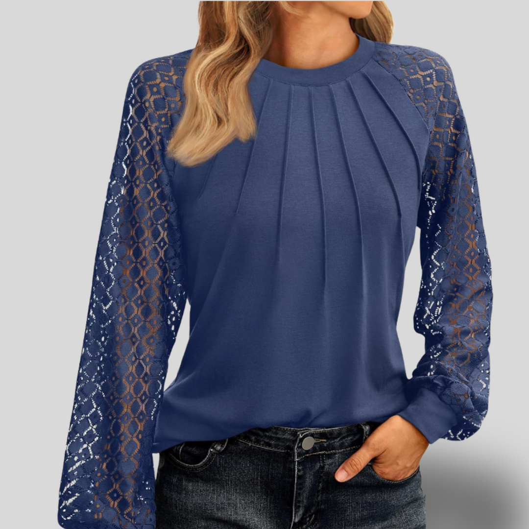 Sabina | Lace Long Sleeve Blouse