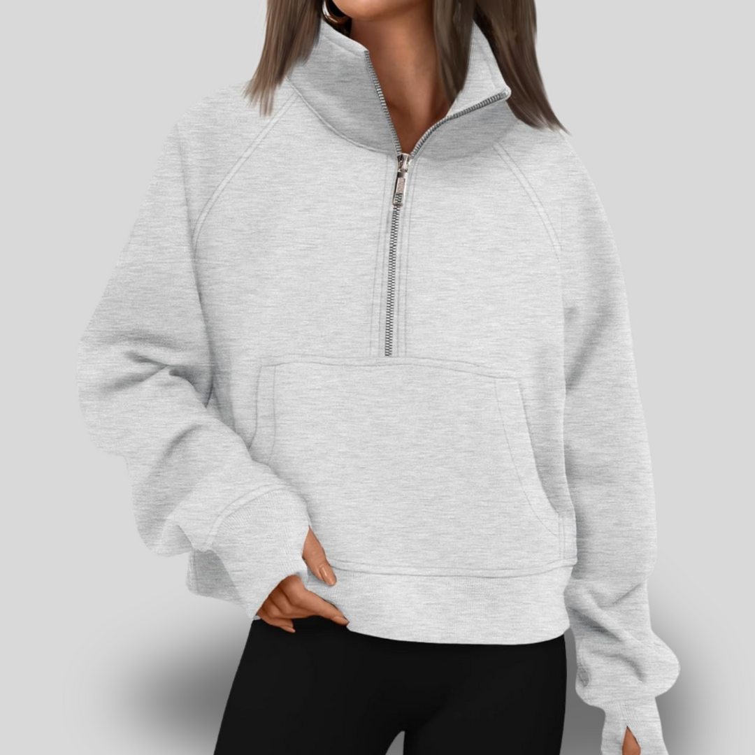Reese | Oversized Half-Zip Sweatshirt