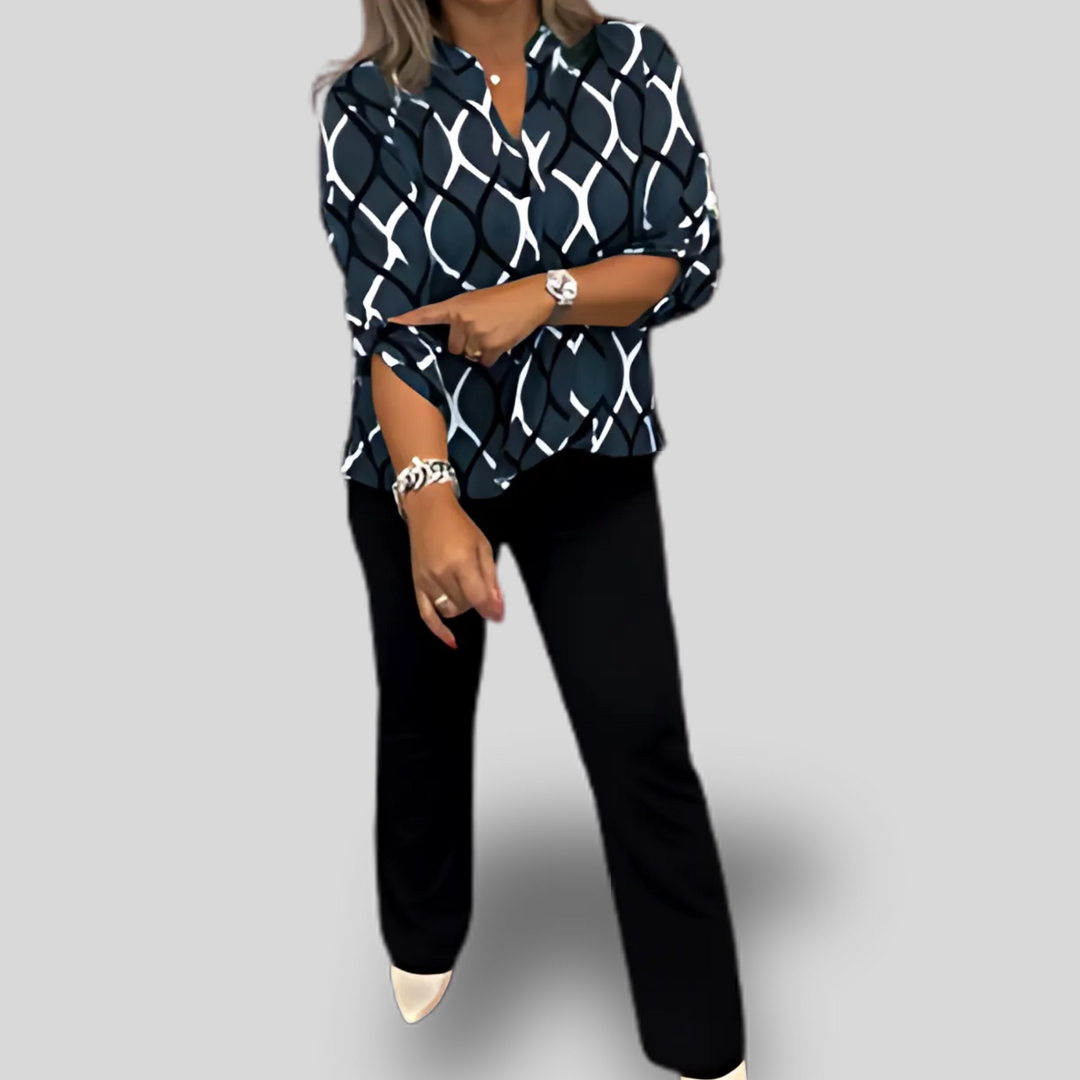 Verena | Printed Blouse