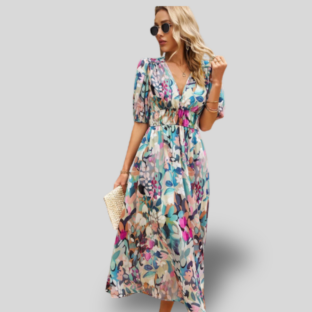 Aria | Elegant Midi Dress