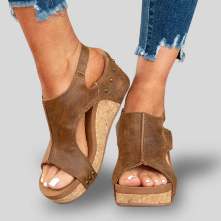Madeline | Stylish Wedge Sandals