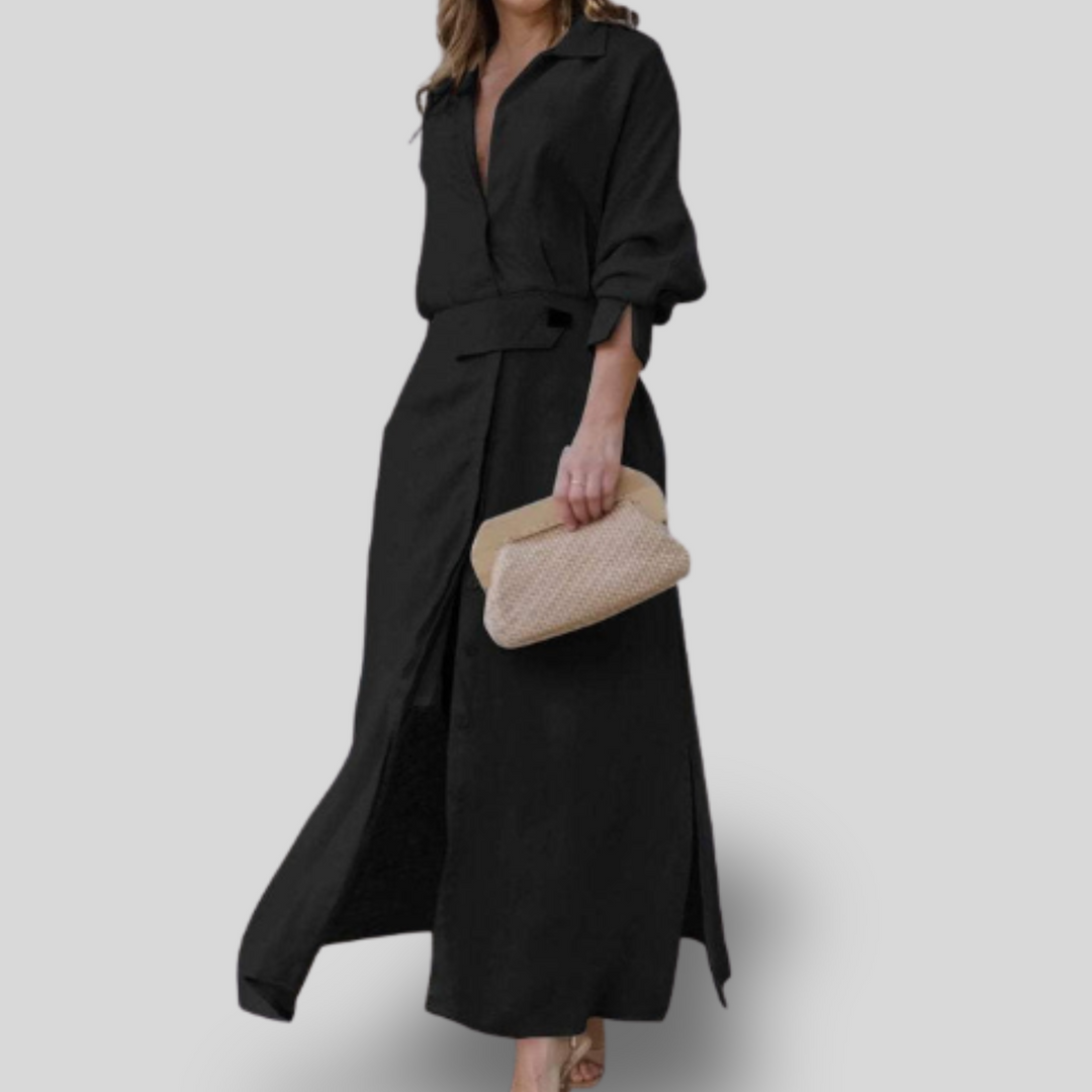 Jeanette | Maxi Dress with V-Neck