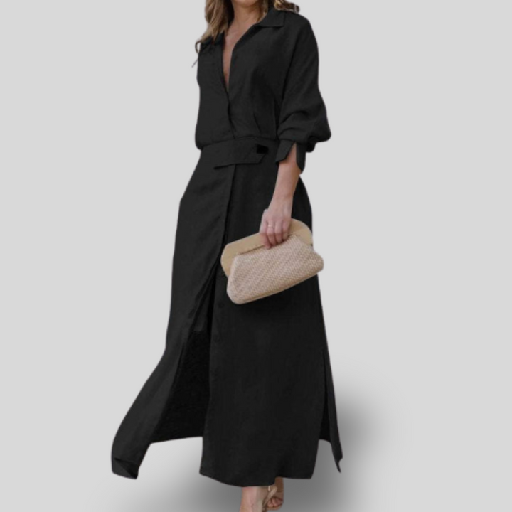 Jeanette | Maxi Dress with V-Neck