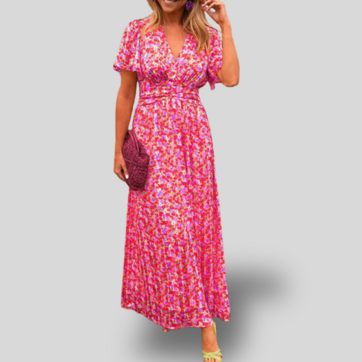 Mila | Summer Dress with V-Neck