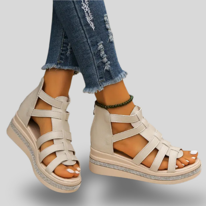 Chloe | Elegant Wedge Sandals