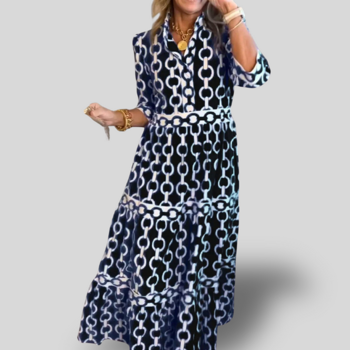 Mirella | Tiered Boho Midi Dress