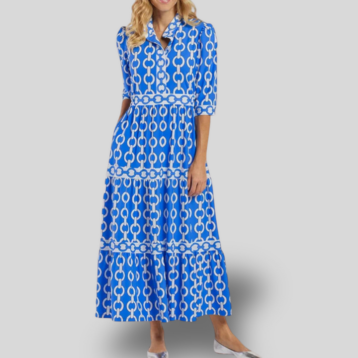 Mirella | Tiered Boho Midi Dress