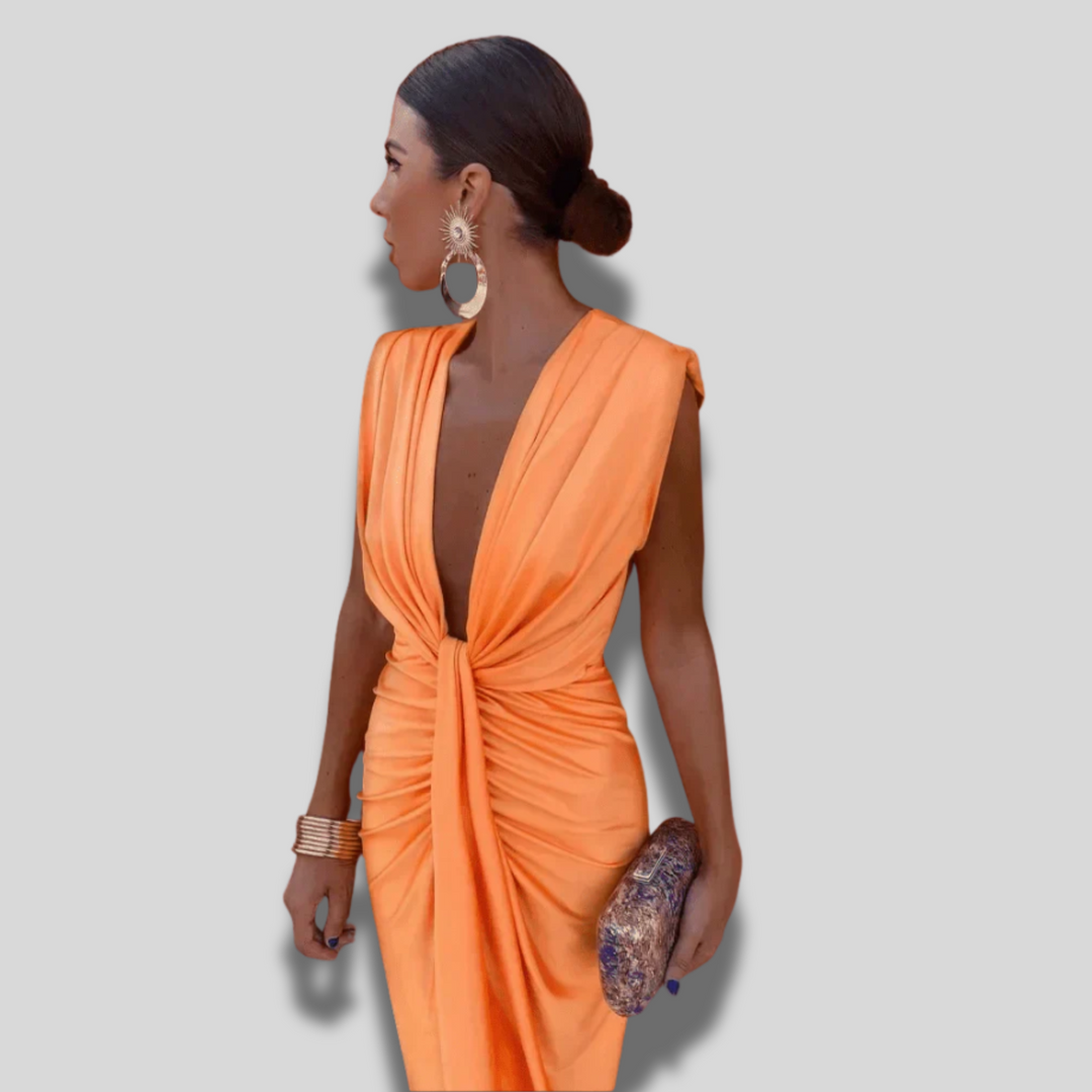 Cordelia | Elegant Draped Dress