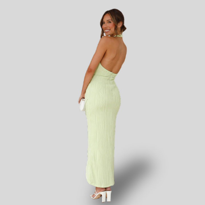 Kelly | Figure-Hugging Maxi Dress with Back Cutout