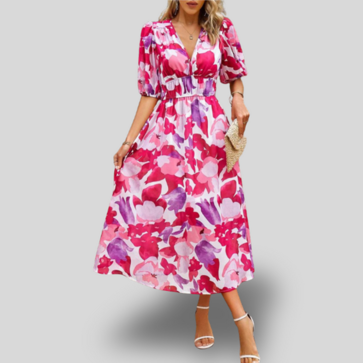 Aria | Elegant Midi Dress
