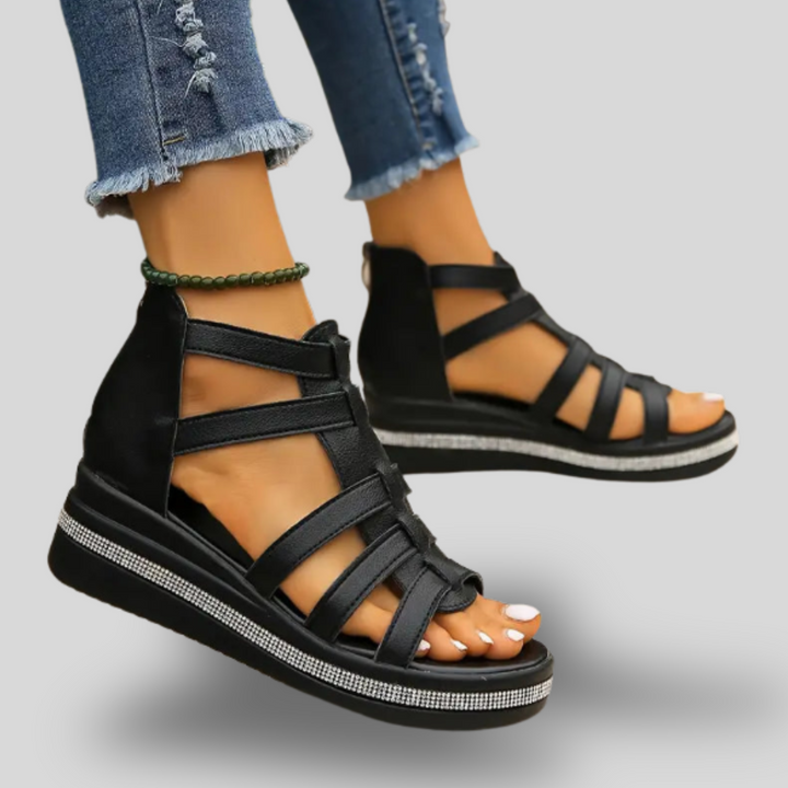 Chloe | Elegant Wedge Sandals