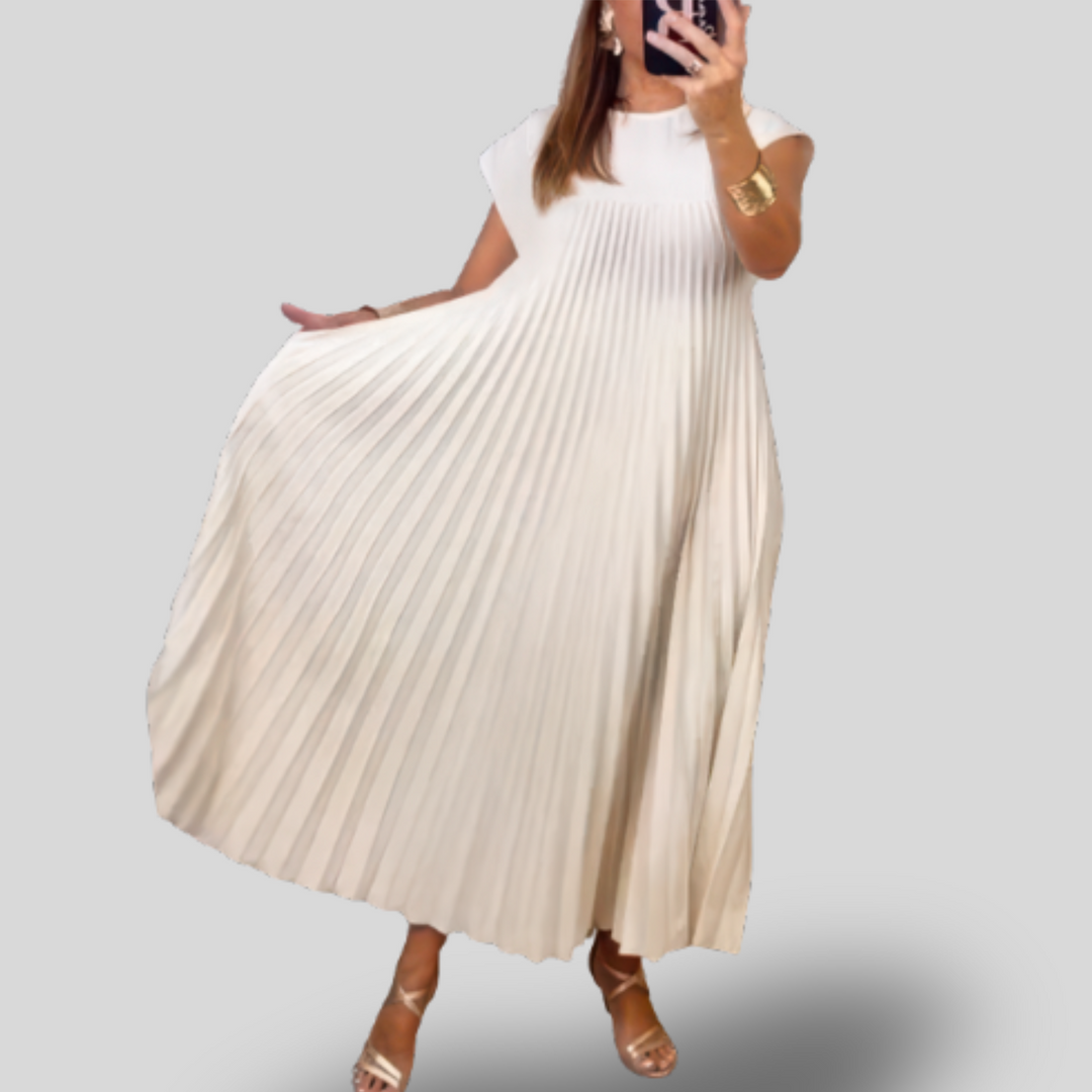 Celine | Pleated Maxi Dress