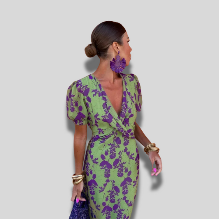 Melys | Elegant Printed Dress