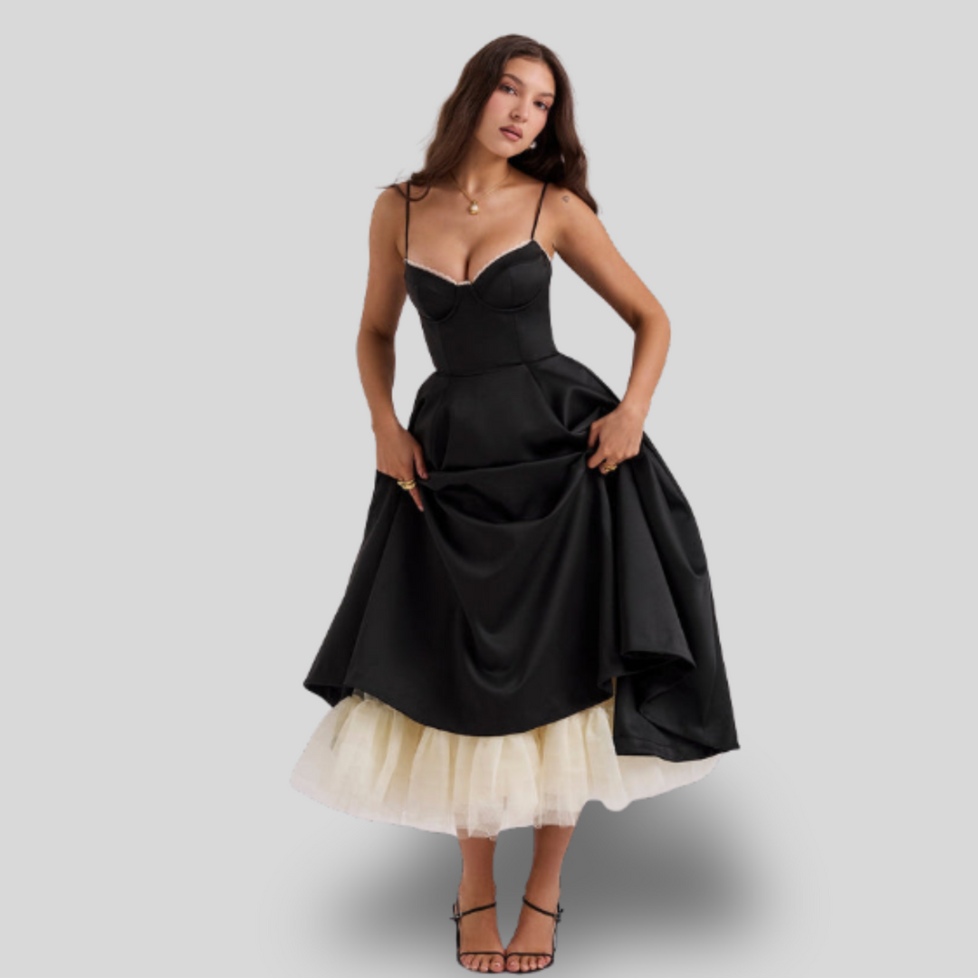 Cindy | Tulle Midi Dress