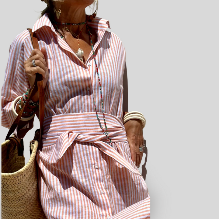 Riviera | Striped Shirt Dress