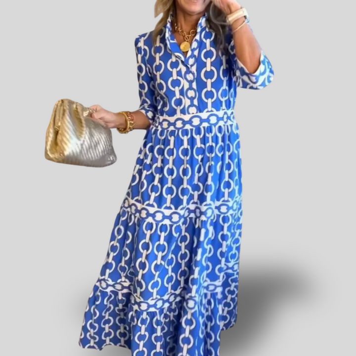 Mirella | Tiered Boho Midi Dress