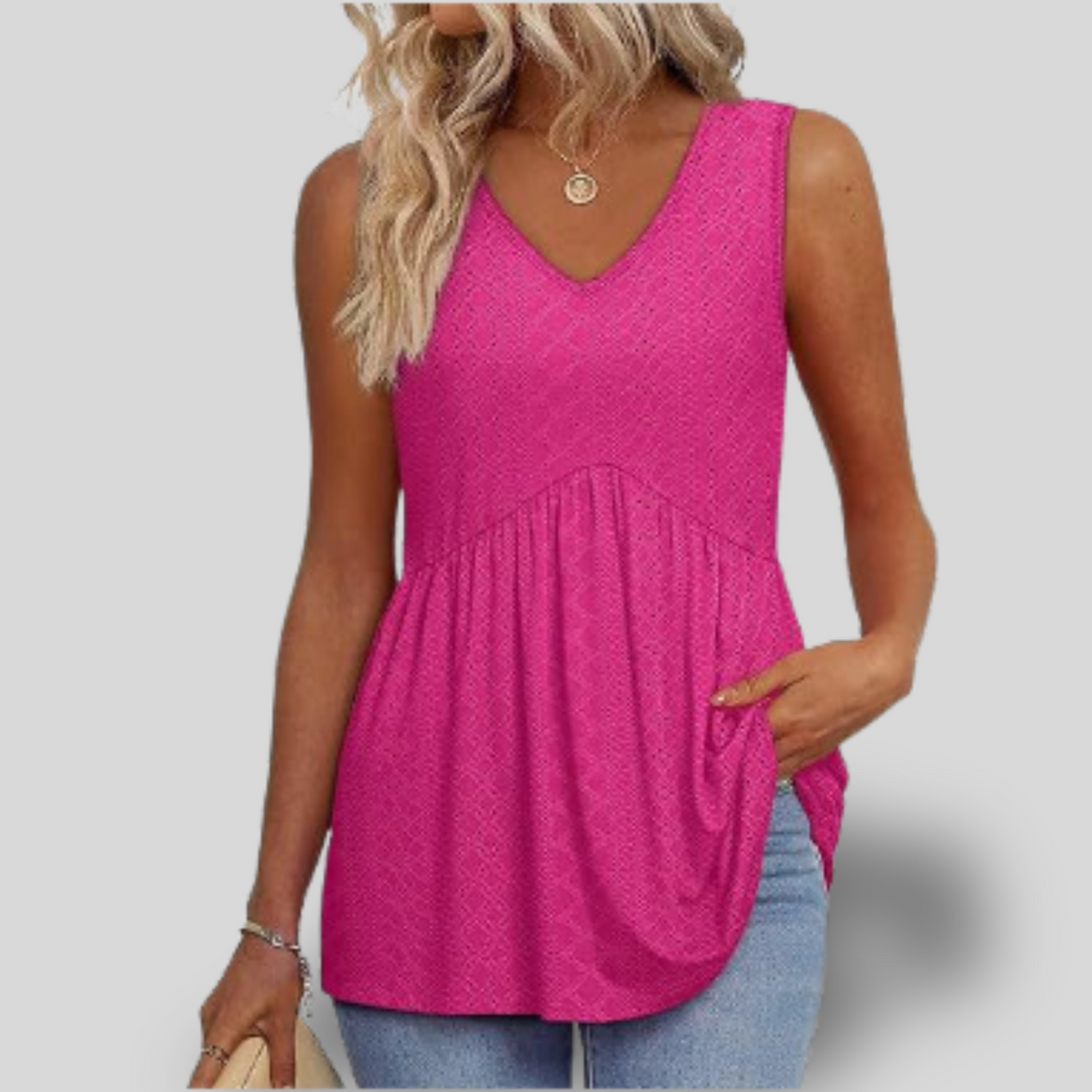 Harper | Pleated Tank Top
