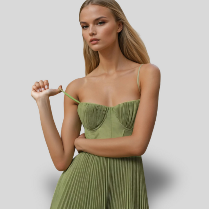 Veronica | Verde Maxi Dress