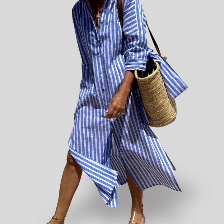 Riviera | Striped Shirt Dress