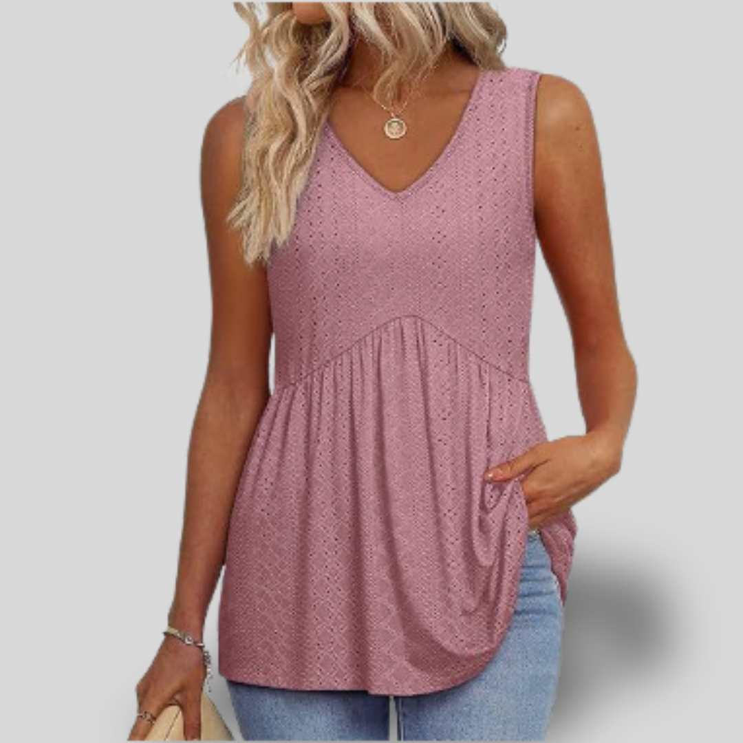 Harper | Pleated Tank Top