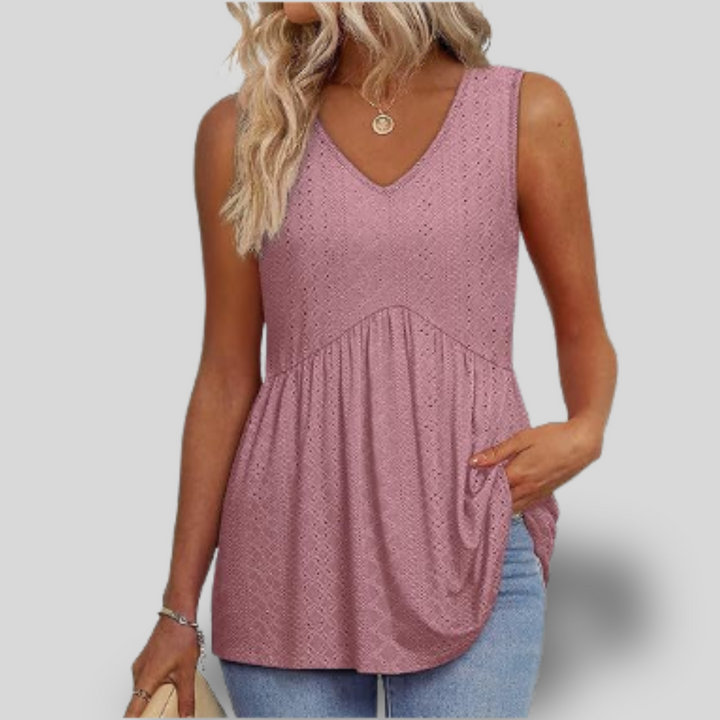 Harper | Pleated Tank Top