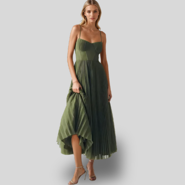 Veronica | Verde Maxi Dress