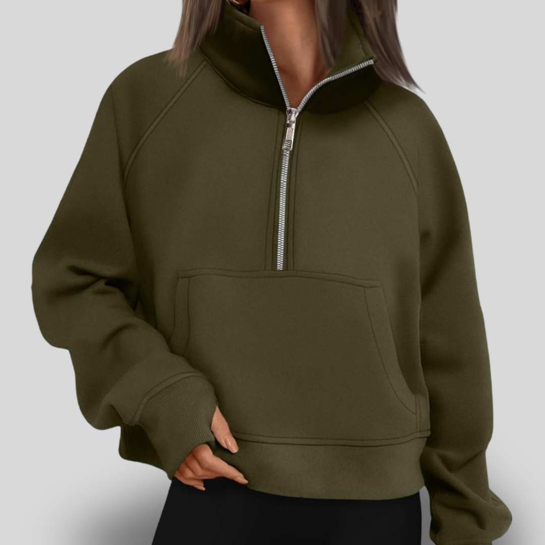 Reese | Oversized Half-Zip Sweatshirt