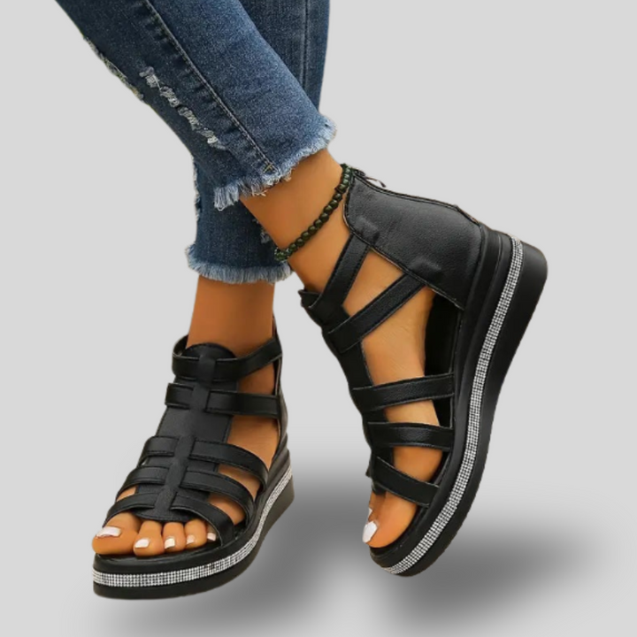 Chloe | Elegant Wedge Sandals