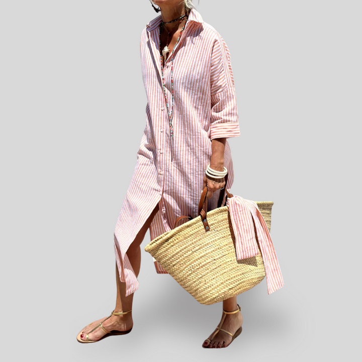 Riviera | Striped Shirt Dress