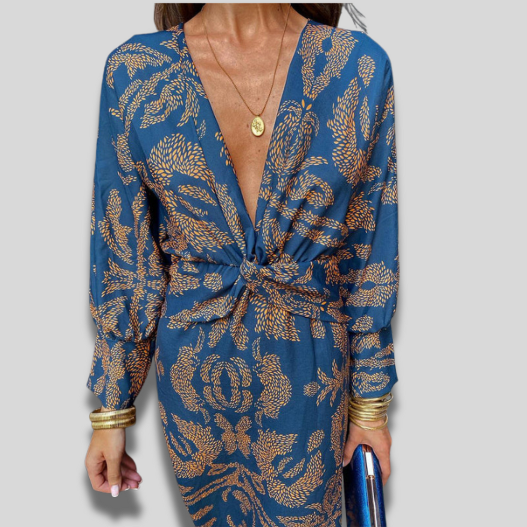Leya | Elegant Printed Dress