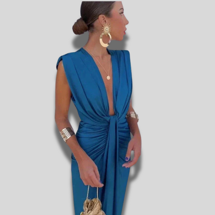 Cordelia | Elegant Draped Dress
