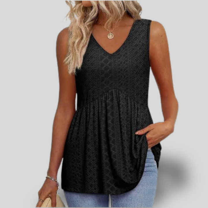 Harper | Pleated Tank Top